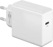 Ładowarki do telefonów - Ładowarka sieciowa USB-C PowerD 65W Goobay BIAŁA - miniaturka - grafika 1