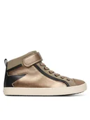 Buty dla dziewczynek - Geox Sneakersy J Kalispera J944GM 0NFGN C0533 D Brązowy - miniaturka - grafika 1