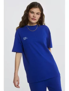 Koszulki i topy damskie - Sprandi T-Shirt AW21-TSD014 Niebieski Regular Fit - grafika 1