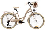 Rowery - Goetze, Rower Miejski Mood 26" 6 Biegów Palomino, Kosz - miniaturka - grafika 1