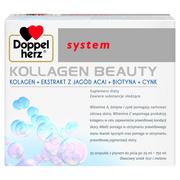 Suplementy diety - Doppelherz DH system Kollagen Beauty 30 amp. x 25ml 750.0 ml - miniaturka - grafika 1