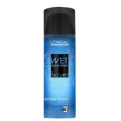 Odżywki do włosów dla mężczyzn - Loreal Tecni Art Wet Domination Extreme Splash Żel Elastycznie Utrwalający 150ml - miniaturka - grafika 1