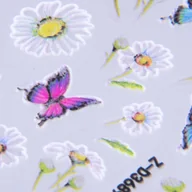 Ozdoby do paznokci - Allepaznokcie Naklejki biżuteryjne 5D samoprzylepne wypukłe akrylowe Nr Z D3689 - miniaturka - grafika 1