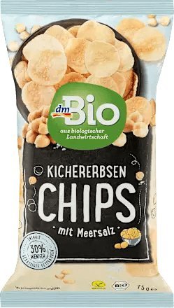 Chipsy z ciecierzycy, 75 g