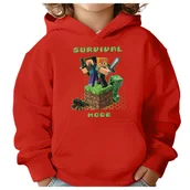 Bluzy dla dziewczynek - BLUZA DZIECIĘCA MINECRAFT 134-140 DLA DZIEWCZYNKI CHŁOPCA PREZENT - miniaturka - grafika 1