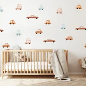 Naklejki na ścianę - Naklejka na ścianę - Autka Boho II - miniaturka - grafika 1