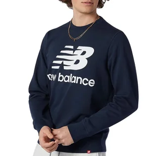 Bluza New Balance MT03560ECL - granatowa - Bluzy sportowe męskie - miniaturka - grafika 1
