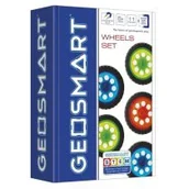 Zabawki konstrukcyjne - GeoSmart Wheels Set, 11 elementów - miniaturka - grafika 1