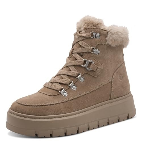 Tamaris Damskie buty WL Lace Boot 1-26291-45 śniegowce, Antelopa, rozmiar 39 EU, Antelope, 39 EU