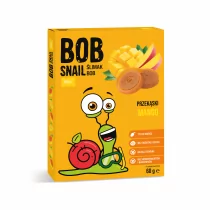 BobSnail | Eco-Snack sp. z o.o. BobSnail | Eco-Snack sp z o.o Przekąska mango bez dodatku cukru 60 g Bobsnail M00-DCEC-4354B - Czekolada - miniaturka - grafika 2