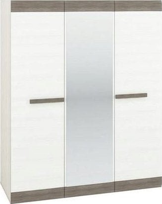 ML Meble Szafa Blanco 163 x 202 x 65 cm biały lustro