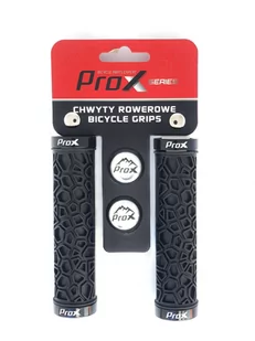 Chwyty Prox GP-53 130mm Skręcane Black - Kierownice rowerowe - miniaturka - grafika 1