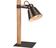 Lampy stojące - Briloner 7406-014 - Lampa stołowa TALE 1xE27/25W/230V brązowa - miniaturka - grafika 1