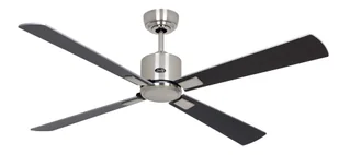 Energooszczędny wentylator sufitowy z pilotem Eco Neo III 132 cm chrom szczotkowany Wenge / srebrnoszare łopatki - Wentylatory sufitowe - miniaturka - grafika 1