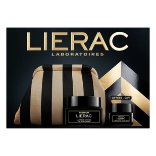 Lierac Premium (Krem jedwabisty 50ml + Krem pod oczy 20ml + Kosmetyczka) - Kosmetyki pod oczy - miniaturka - grafika 1