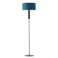 Lampy stojące - Czarna lampa podłogowa w stylu modern classic BERMUDY - miniaturka - grafika 1