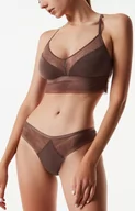 Majtki damskie - Zebra LBR 1358 figi brazyliany, Kolor ciemny brąz, Rozmiar L, Conte - Primodo.com - miniaturka - grafika 1
