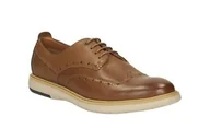 Półbuty męskie - Flexton Wing [tan leather] - rozmiar 43 - miniaturka - grafika 1