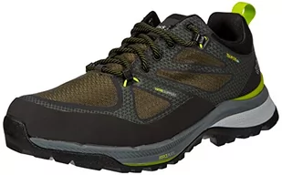 Jack Wolfskin Męskie buty trekkingowe Force Striker Texapore Low M, Ciemnozielony limonkowy, 38.5 EU - Buty trekkingowe męskie - miniaturka - grafika 1