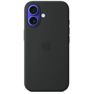 Apple Silikonowe etui MagSafe do iPhone 16 czarny - Etui i futerały do telefonów - miniaturka - grafika 1