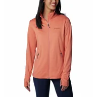 Odzież trekkingowa damska - Bluza Turystyczna Rozpinana Damska Columbia Park View Grid Fleece Full Zip - miniaturka - grafika 1