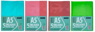 Okładka A5 Pastel Line nieregulowana (5szt) ASTRA - ASTRA papiernicze - Dyplomy i okładki - miniaturka - grafika 1