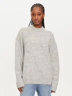 Swetry damskie - Calvin Klein Sweter J20J224636 Szary Regular Fit - miniaturka - grafika 1