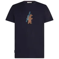 Koszulki sportowe męskie - Koszulka męska Icebreaker Men Merino 150 Tech Lite Bear Tour Rozmiar: XL / Kolor: ciemnoniebieski - miniaturka - grafika 1