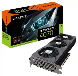 Gigabyte GeForce RTX 4070 EAGLE OC V2 12GB DLSS 3 - Karty graficzne - miniaturka - grafika 1