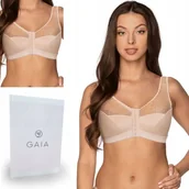 Biustonosze - ﻿Biustonosz miękki bez fiszbin Gaia 1163 beż 110D - miniaturka - grafika 1