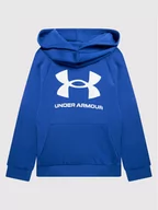 Bluzy dla chłopców - Under Armour Bluza Ua Rival Fleece Big Logo 1357585 Niebieski Loose Fit - miniaturka - grafika 1