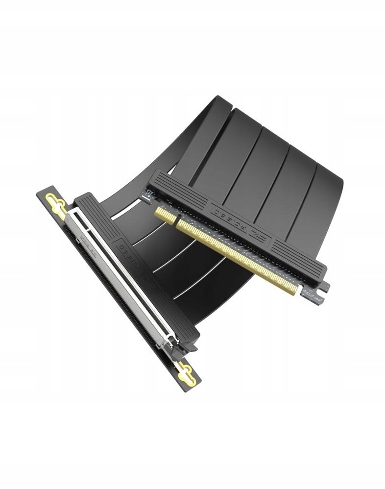 Kabel taśma riser do karty graficznej EZDIY-FAB PCIe 5.0 x16 30 cm Czarna