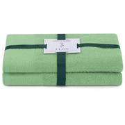 Ręczniki - AmeliaHome, Ręcznik Flos zielony 50x90+70x130 cm - miniaturka - grafika 1