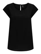 Bluzki damskie - ONLY Bluzka "Nova" w kolorze czarnym - miniaturka - grafika 1