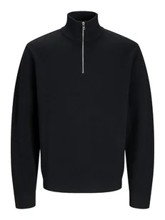 Jack & Jones Sweter "Milano" w kolorze czarnym - Swetry męskie - miniaturka - grafika 1
