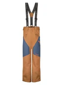 Spodnie narciarskie - Trollkids Spodnie narciarskie "Kongsberg" w kolorze jasnobrązowym - miniaturka - grafika 1