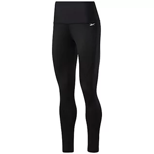 Spodnie damskie - Reebok Damskie spodnie Ts T Graphene Lux Tight, czarny, M - grafika 1