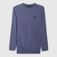 Pozostała odzież narciarska - Bielizna termoaktywna bezszwowa (góra) męska 4F 4FWAW25USEAM233-32S Niebieski L/XL - miniaturka - grafika 1