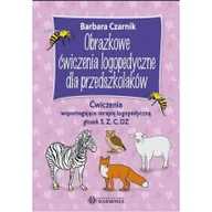Książki edukacyjne - Harmonia Obrazkowe ćwiczenia logopedyczne dla przedszkolaków. Ćwiczenia wspomagające terapię logopedyczną głosek S, Z, C, DZ Barbara Czarnik - miniaturka - grafika 1
