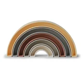 Śliniaki i fartuszki - Mushie - Tęcza - Rainbow Sol - miniaturka - grafika 1