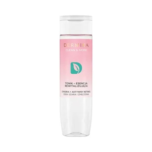 Dermika Clean & More tonik-esencja rewitalizująca cykoria + aktywny retinol cera szara i zmęczona 200 ml - Toniki i hydrolaty do twarzy - miniaturka - grafika 2