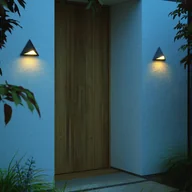 Lampy ogrodowe - Nordlux Kinkiet zewnętrzny Konit z tworzywa, czarny - miniaturka - grafika 1