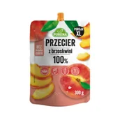 Owoce w puszkach i słoikach - Purena Przecier z brzoskwini 100% 300 g - miniaturka - grafika 1