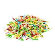 Dodatki do ciast w proszku - Pałeczki Cukrowe Kolorowe 1 kg Do Dekoracji Słodkości - miniaturka - grafika 1
