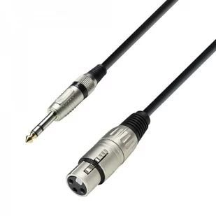 Adam Hall Cables ah Cables K3 BFV kabel mikrofonowy, na końcach gniazdo XLR i wtyczka jack 6,3 mm stereo K3BFV1000 - Akcesoria do nagłośnienia - miniaturka - grafika 1