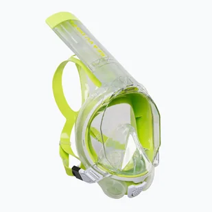 Maska pełnotwarzowa do snorkelingu Mares Sea Vu Dry + white/lime - Maski do nurkowania - miniaturka - grafika 1