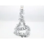 Ozdoby bożonarodzeniowe - Łańcuch choinkowy z dzwonkami 9 x 200 cm srebrny - miniaturka - grafika 1