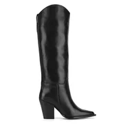 Kozaki damskie - Kozaki Gino Rossi LEA-116199 Czarny - miniaturka - grafika 1