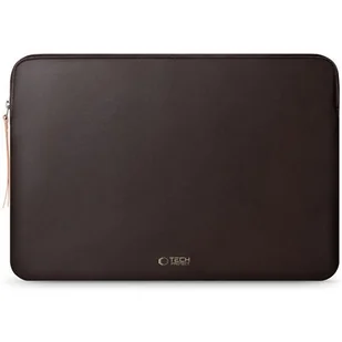 Etui na laptopa TECH-PROTECT Fleece 15-16 Cali Ciemnobrązowy - Torby na laptopy - miniaturka - grafika 1