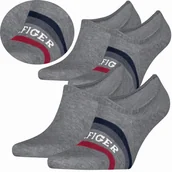 Skarpetki męskie - Tommy Hilfiger Skarpety Stopki 43-46 Szary - miniaturka - grafika 1